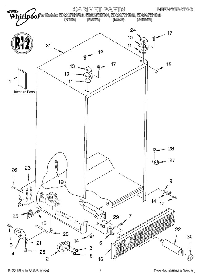 Diagram for ED22QFXHB00