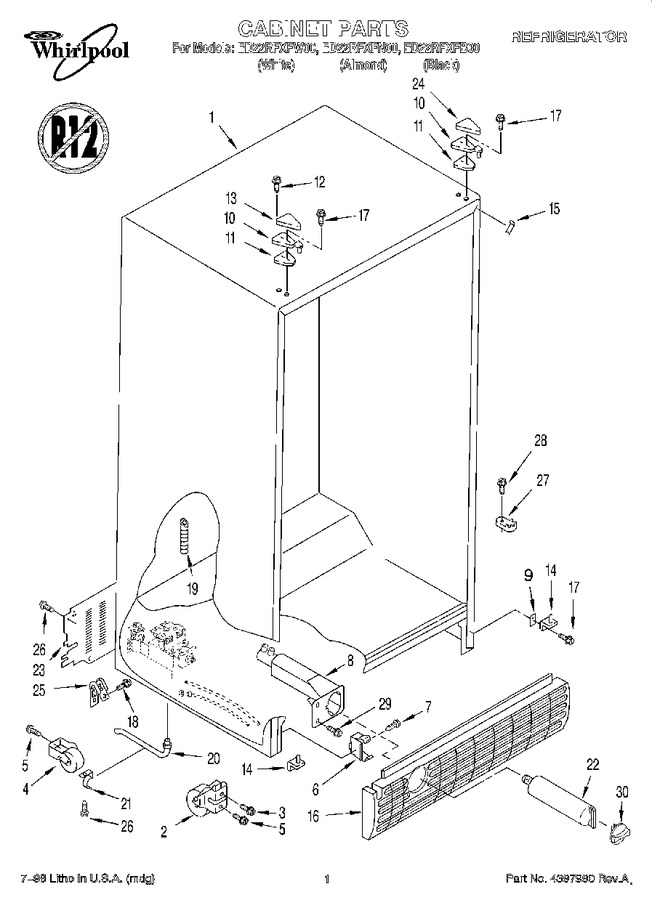 Diagram for ED22RFXFW00