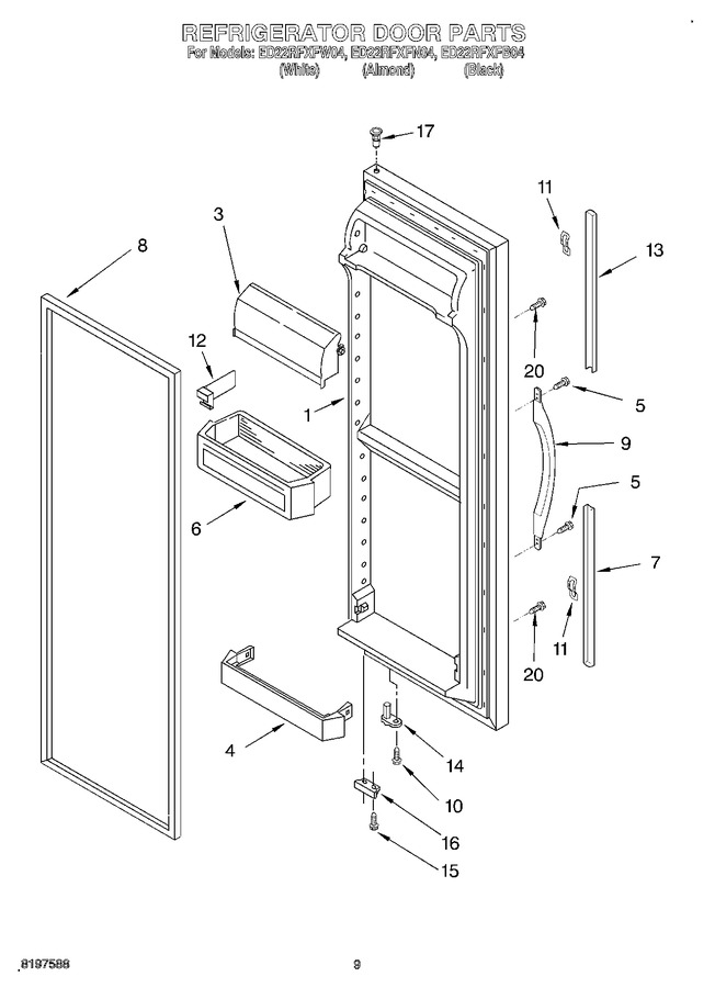 Diagram for ED22RFXFW04