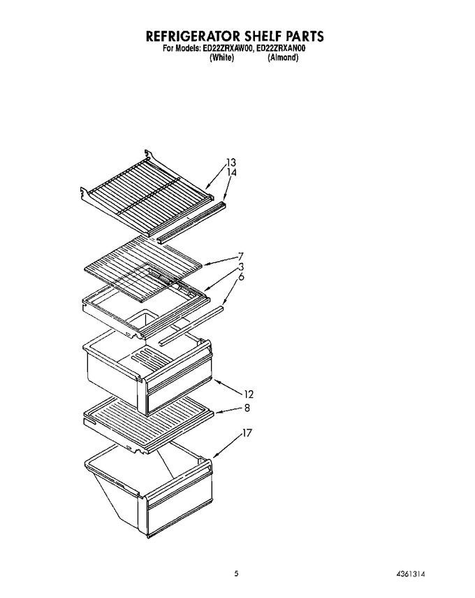 Diagram for ED22ZRXAW00