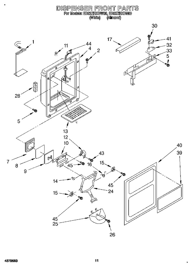 Diagram for ED22ZRXDW00