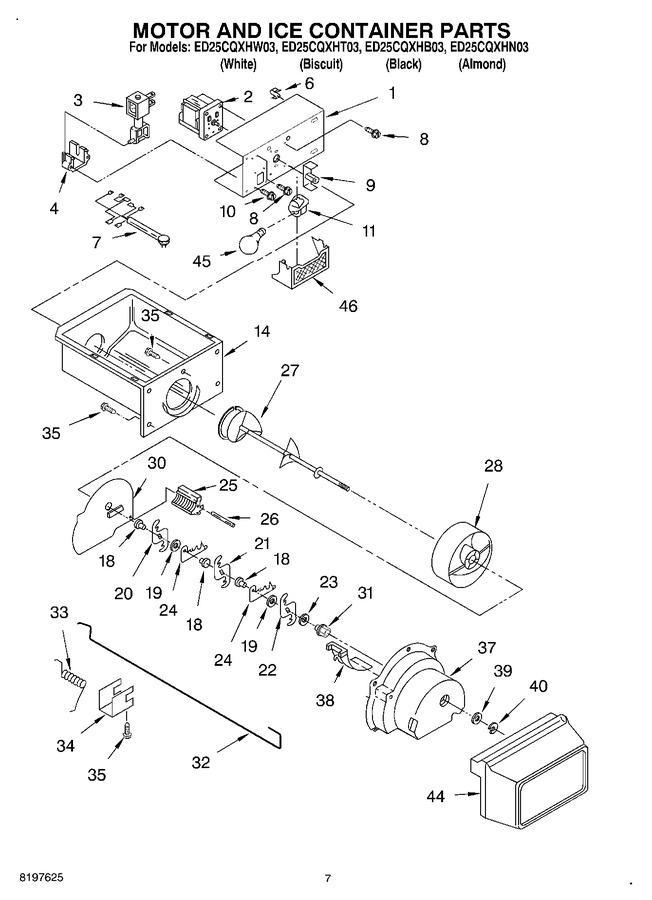 Diagram for ED25CQXHB03