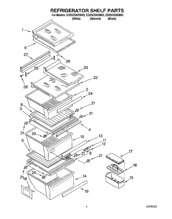 Diagram for ED25DSXDW03