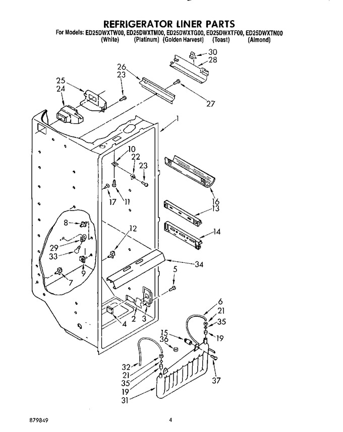 Diagram for ED25DWXTW00