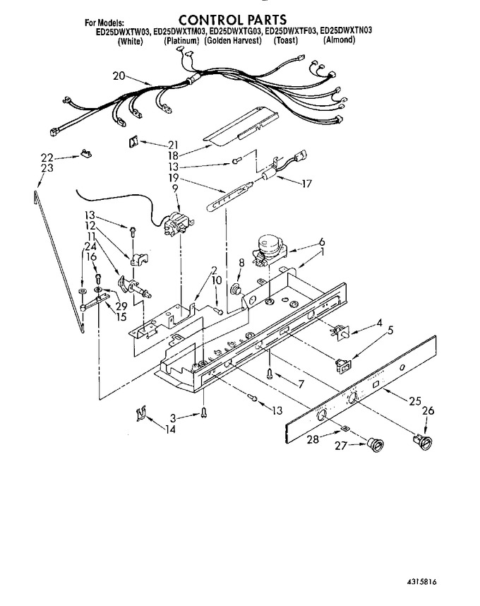 Diagram for ED25DWXTF03