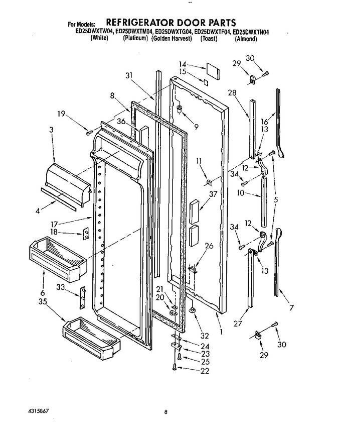 Diagram for ED25DWXTG04