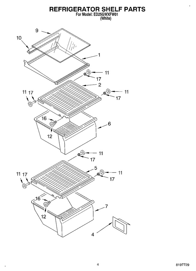 Diagram for ED25GWXFW01