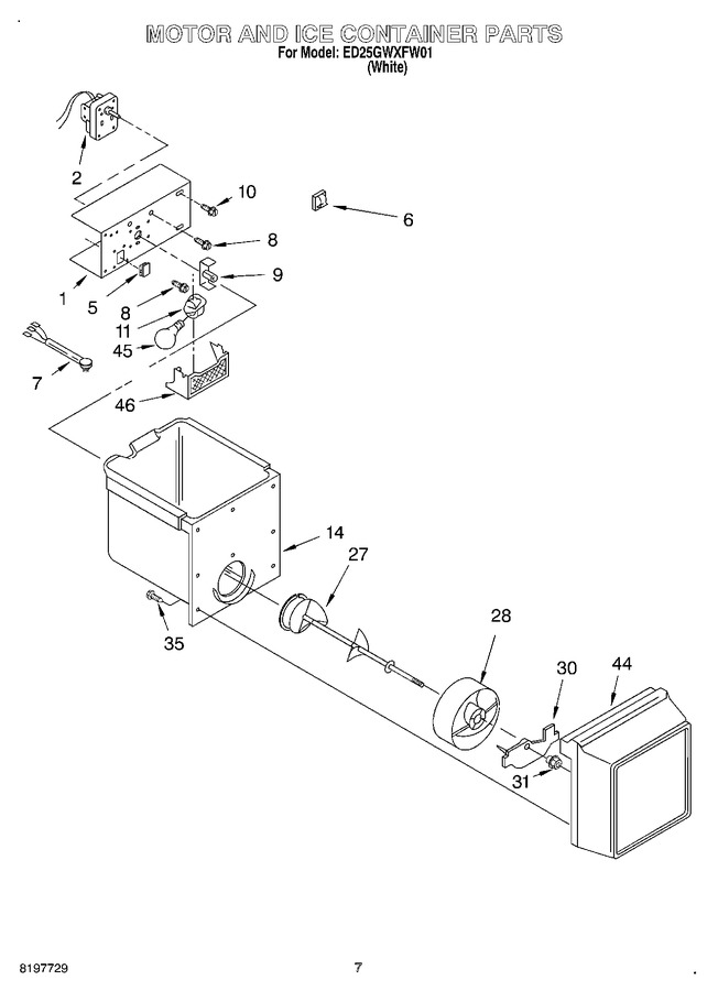 Diagram for ED25GWXFW01