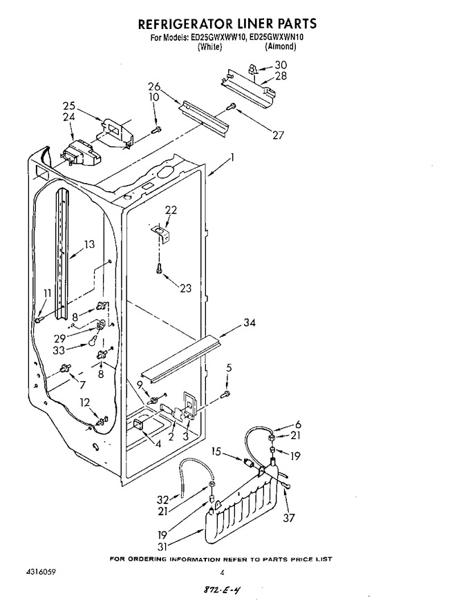 Diagram for ED25GWXWW10