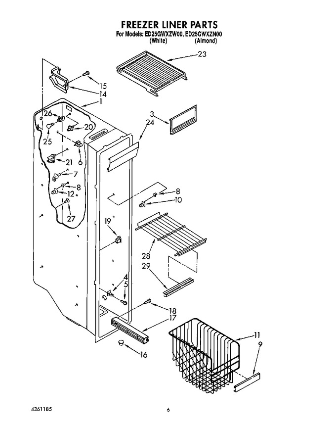 Diagram for ED25GWXZN00