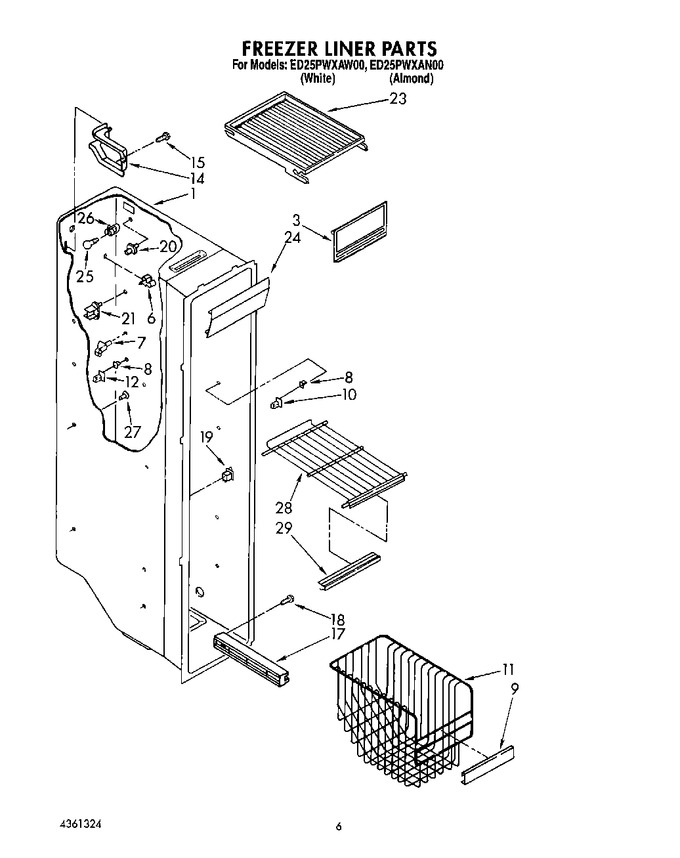 Diagram for ED25PWXAW00