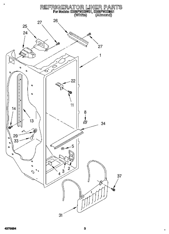 Diagram for ED25PWXBW01