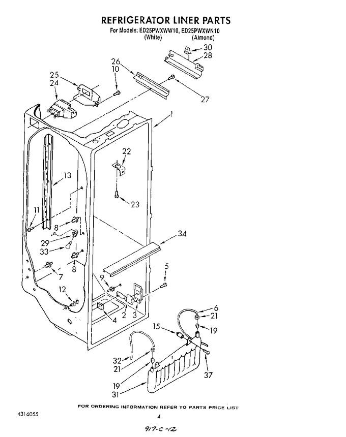 Diagram for ED25PWXWW10