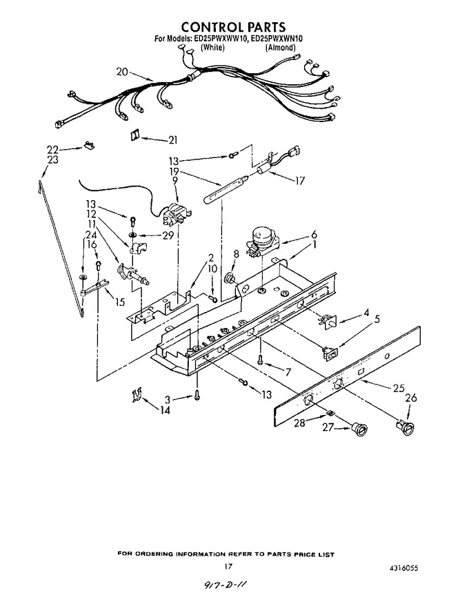 Diagram for ED25PWXWW10