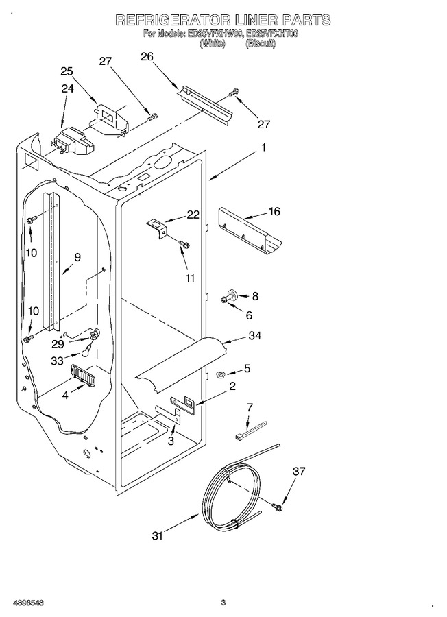 Diagram for ED25VFXHW00