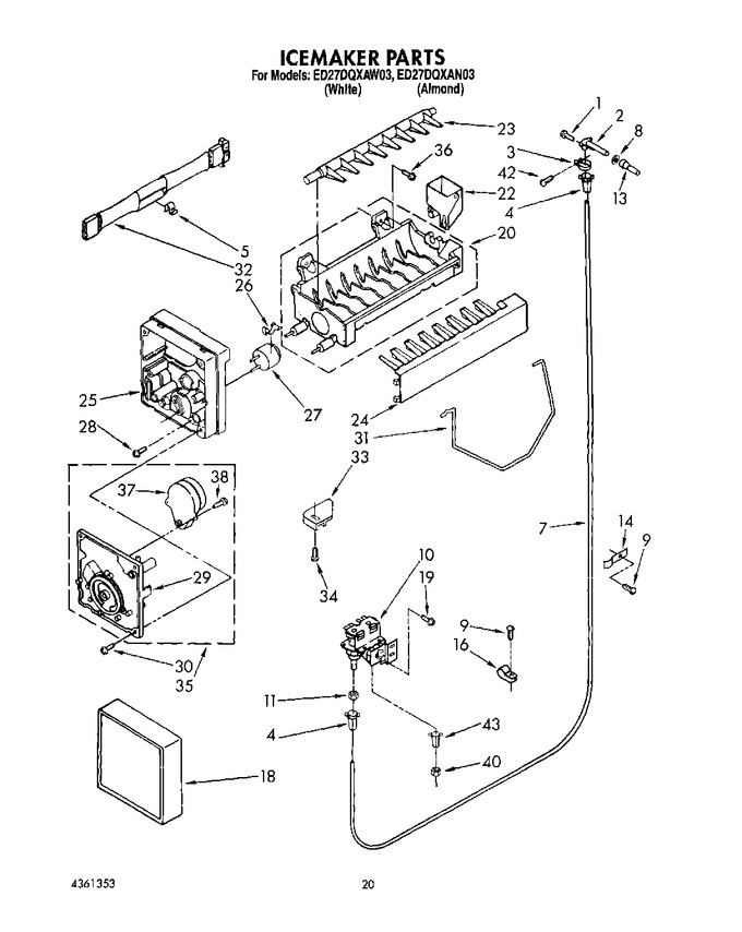 Diagram for ED27DQXAW03