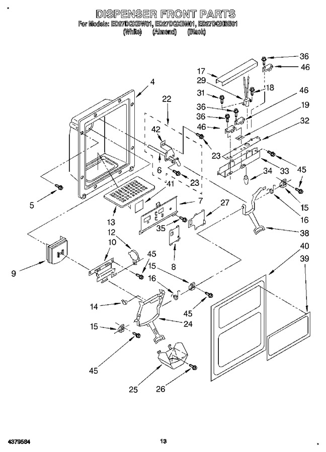 Diagram for ED27DQXBB01