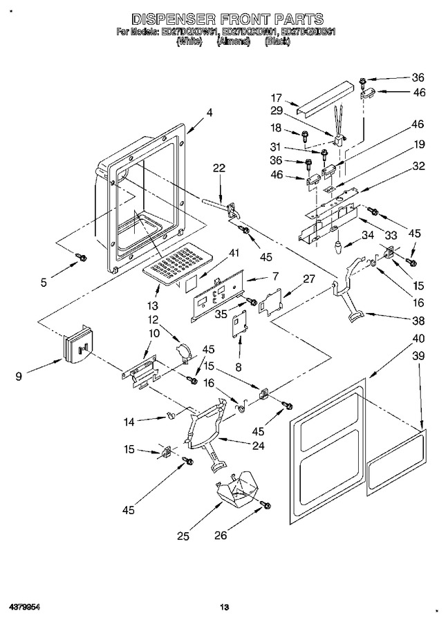 Diagram for ED27DQXDB01