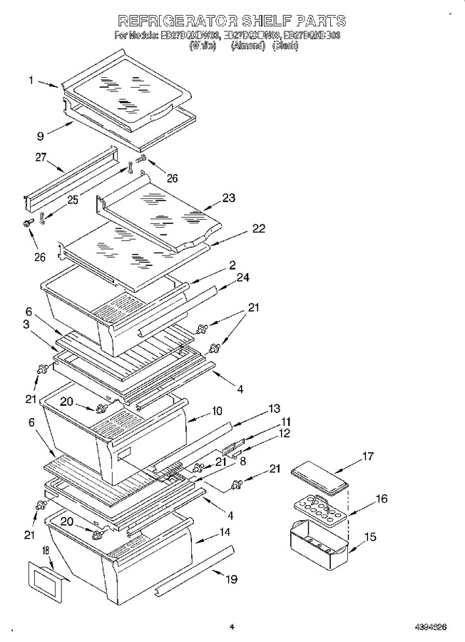 Diagram for ED27DQXDB03