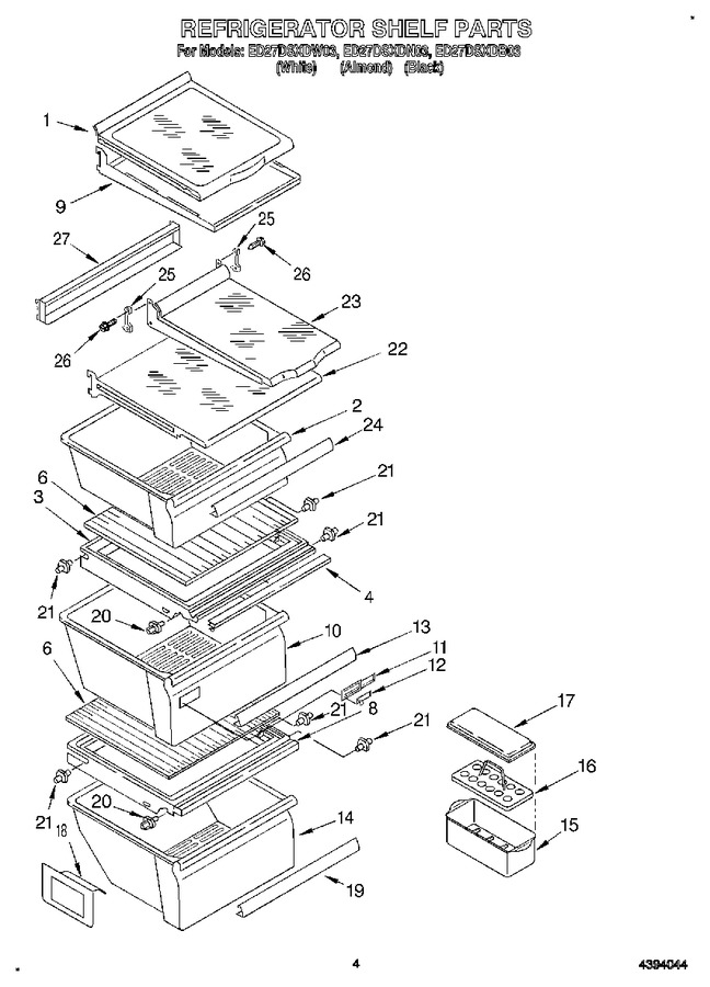 Diagram for ED27DSXDW03