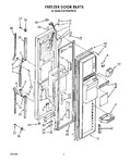 Diagram for 08 - Freezer Door