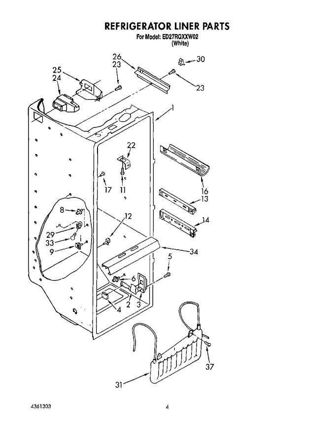 Diagram for ED27RQXXW02