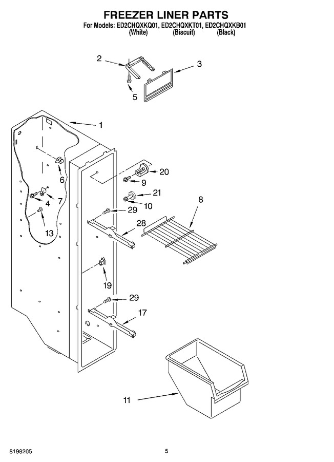 Diagram for ED2CHQXKB01