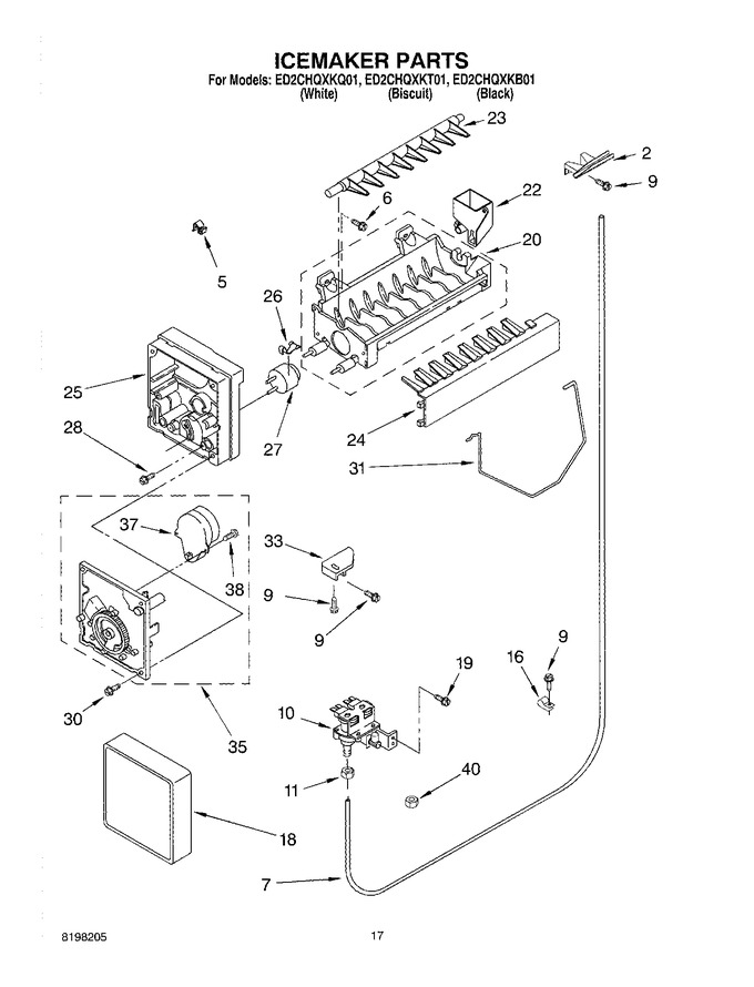 Diagram for ED2CHQXKB01