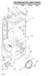 Diagram for 02 - Refrigerator Liner Parts