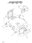 Diagram for 09 - Dispenser Front Parts