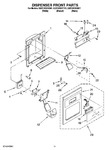 Diagram for 08 - Dispenser Front Parts