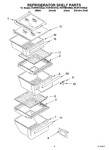 Diagram for 03 - Refrigerator Shelf Parts