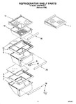 Diagram for 03 - Refrigerator Shelf Parts