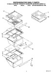 Diagram for 03 - Refrigerator Shelf Parts