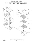 Diagram for 04 - Freezer Liner Parts