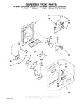 Diagram for 08 - Dispenser Front Parts