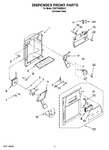 Diagram for 08 - Dispenser Front Parts