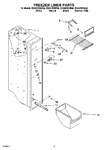 Diagram for 04 - Freezer Liner Parts