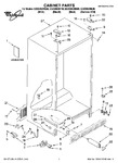 Diagram for 01 - Cabinet Parts