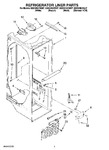 Diagram for 02 - Refrigerator Liner Parts