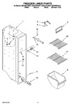 Diagram for 04 - Freezer Liner Parts