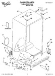 Diagram for 01 - Cabinet Parts