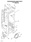 Diagram for 02 - Refrigerator Liner Parts