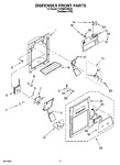 Diagram for 08 - Dispenser Front Parts