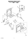 Diagram for 08 - Dispenser Front Parts