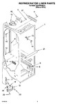 Diagram for 02 - Refrigerator Liner Parts