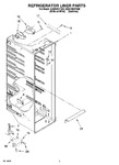 Diagram for 02 - Refrigerator Liner Parts