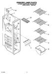 Diagram for 04 - Freezer Liner Parts