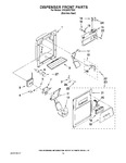 Diagram for 08 - Dispenser Front Parts