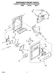 Diagram for 08 - Dispenser Front Parts